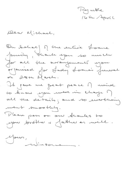 Winsome Tong Testimonial