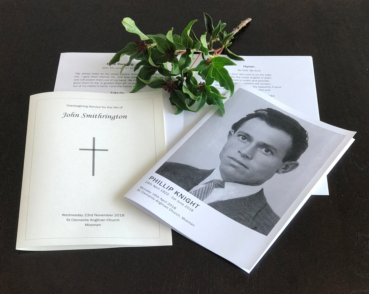 Orders Of Service And Other Printing Services